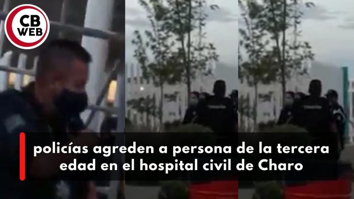 Así agreden a una persona de la tercera edad en el hospital civil