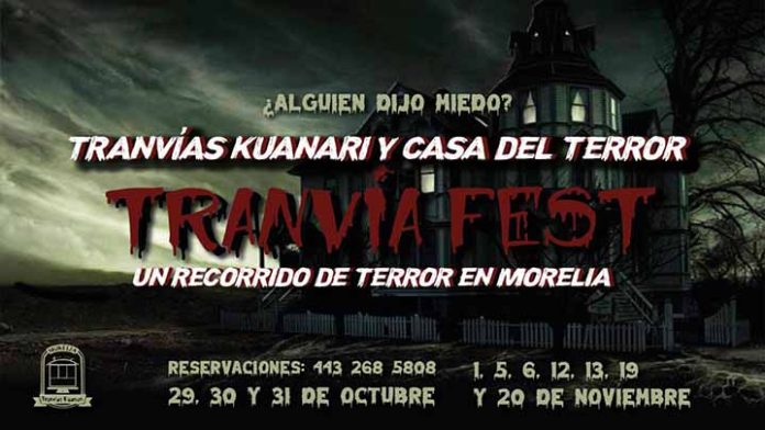 ¿Listo para gritar de miedo? Llega a Morelia la Casa del Terror junto con recorrido de suspenso en tranvías