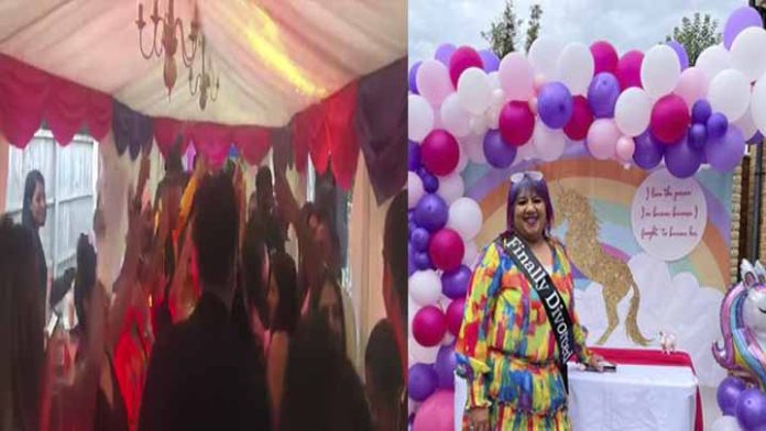 “¡Nunca es tarde para ser feliz!”: Mujer celebra con gran fiesta su divorcio