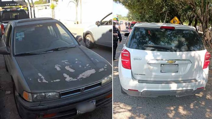 Arrestan a cuatro personas y recuperan 7 vehículos con reporte de robo en Michoacán
