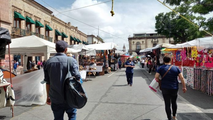 22 días de plantón en el Centro Histórico de Morelia y no se ve para cuando