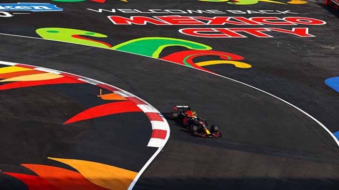 “Checo” Pérez realiza la vuelta más rápida en la tercera práctica del GP de México