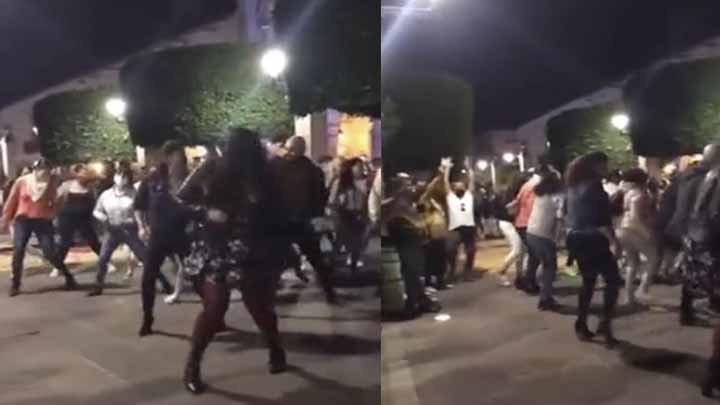 Se olvidan de las medidas sanitarias y arman la fiesta en pleno centro de Morelia Se olvidan de las medidas sanitarias y arman la fiesta en pleno centro de Morelia
