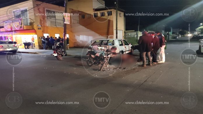 Otro choque de motociclista, ahora fue en la Periodismo
