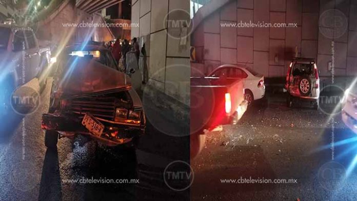 Otro choque múltiple; ahora fue en la salida a Mil Cumbres