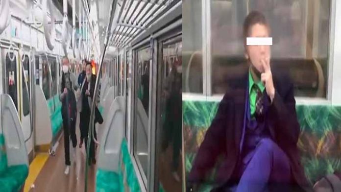 Hombre disfrazado del “Joker” ataca a personas en un tren; hay almenos 17 heridos
