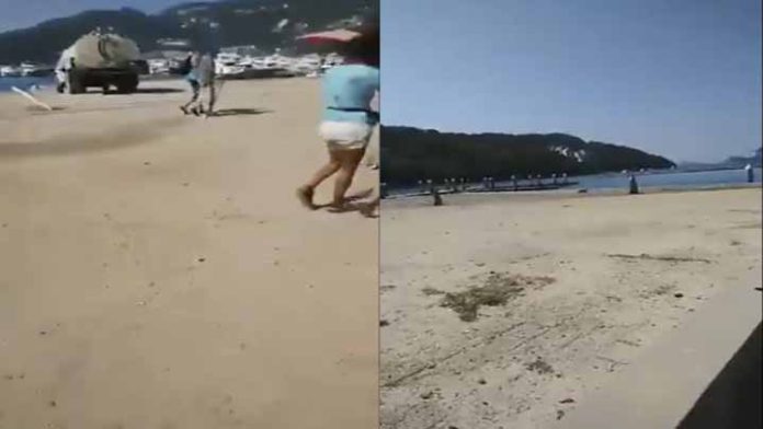 Balacera en plena playa de Acapulco, deja un muerto y varios heridos