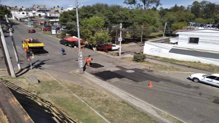 Se han atendido 51 mil metros de vialidades con baches en Morelia