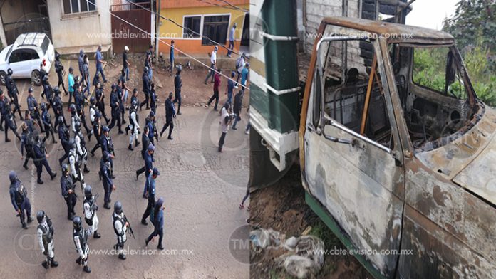 Llegan más de 300 militares, GN y Policía Michoacán a blindar Tarecuato