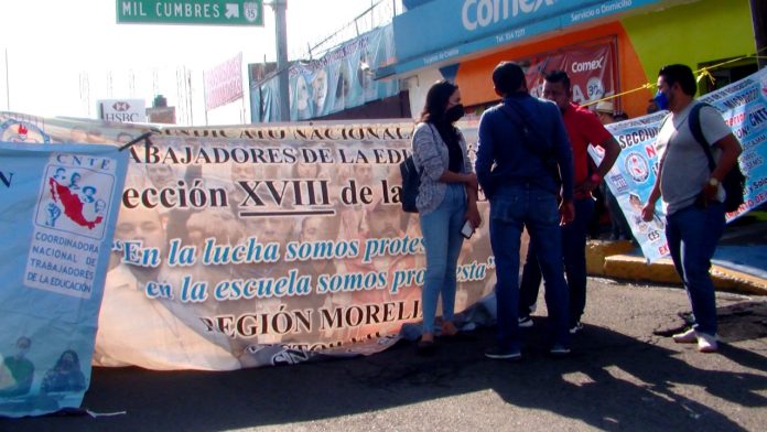 Sección XVIII de la CNTE se manifestarán este jueves frente al Congreso