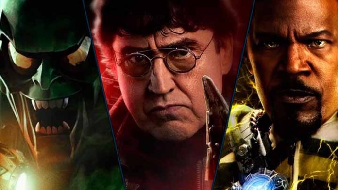 Revelan nuevos posters de los villanos de la película de Spider-Man