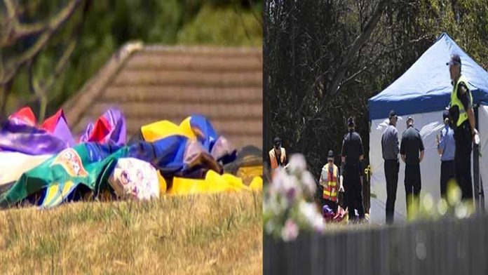 Mueren 5 niños luego de que inflable fuera arrastrado por el viento