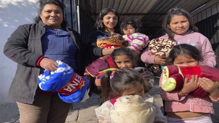 Sonrisas y cálidos abrazos son recibidos en la campaña 