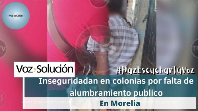 La inseguridad tiene a vecinos y comerciantes dentro de sus domicilios y con el temor de sufrir alguna asalto debido ala completa oscuridad de la noche