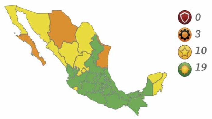A pesar del alza en contagios ningún estado cambia a semáforo rojo, Michoacán en verde