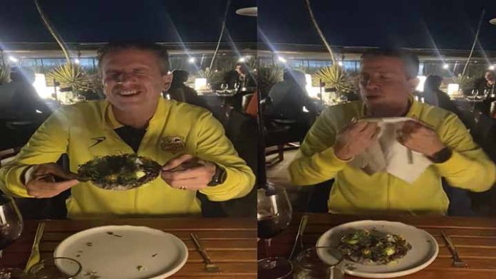 Captan en vídeo la primera vez de Valiño comiendo insectos
