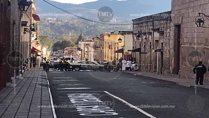 Un muerto por infarto atrás del Ayuntamiento de Morelia