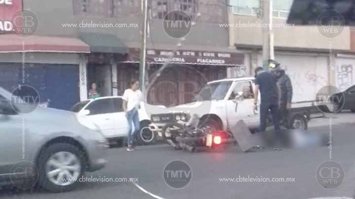Atropellan a dos motociclistas en puntos diferentes de Morelia Atropellan a dos motociclistas en puntos diferentes de Morelia