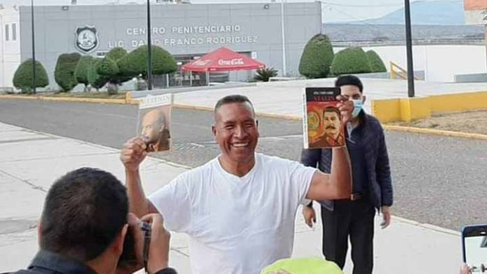 Libre el profesor Leobardo acusado de robar 17 millones de un camión de transporte de valores