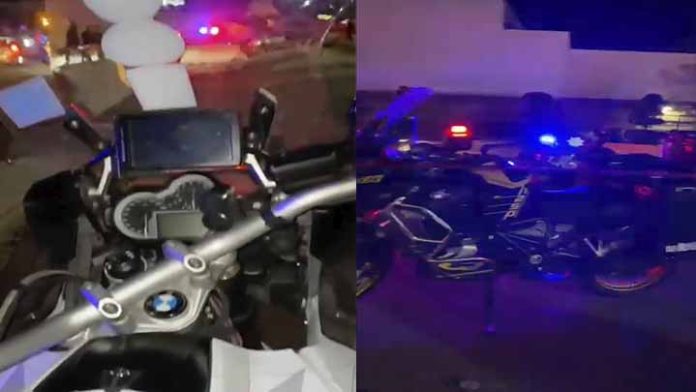 Motociclista llora devastado, tras ver que atropellaron a sus amigos