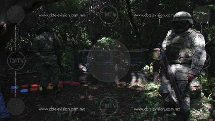 Destruye milicia narcolaboratorio en Lázaro Cárdenas