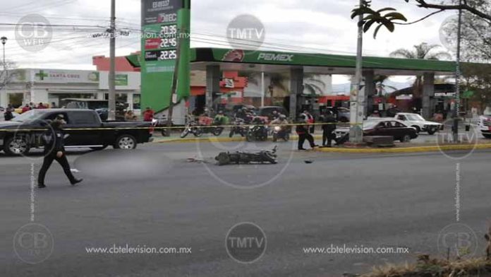 Muere motociclista en la entrada a la López Mateos en Morelia