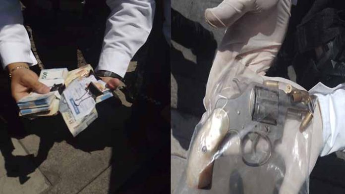 Policía de Morelia detiene a sujeto por robo y recupera fuerte suma de dinero