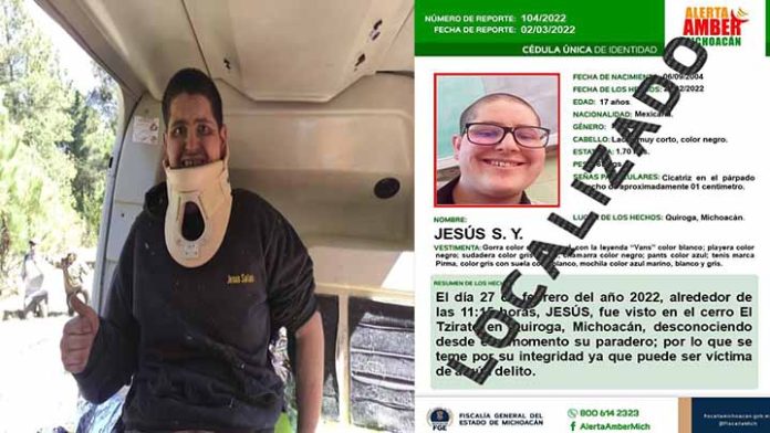 Localizan a seminarista desaparecido en el Cerro de Tzirate en Quiroga