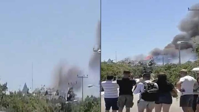 Incendio en Isla Mujeres ahuyenta a los turistas