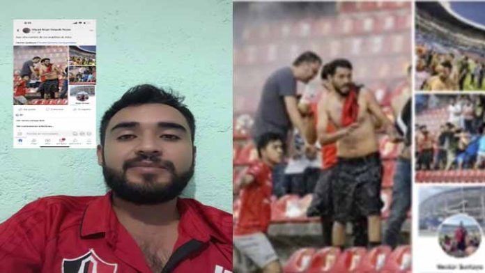 Aficionado de Atlas es confundido con barrista y recibe amenazas de muerte