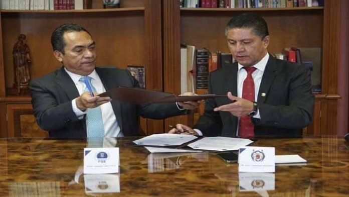 UMSNH y Fiscalía General de Michoacán signan convenio de colaboración