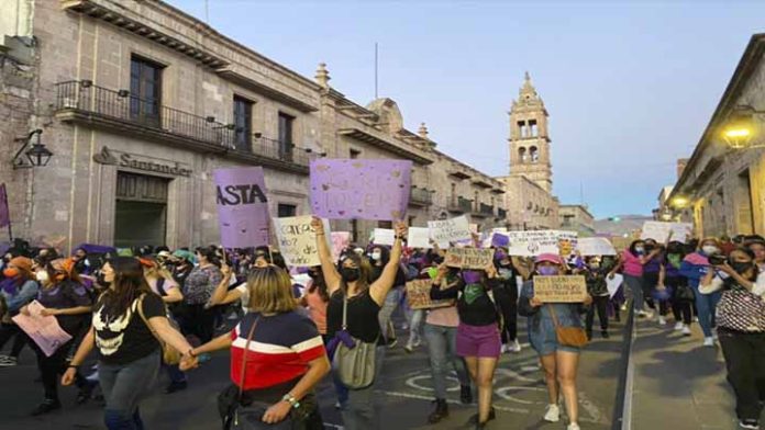 La presencia de hombres era tan poca que los policías pudieron haberlos contenido: Conseja Feminista Nicolaita