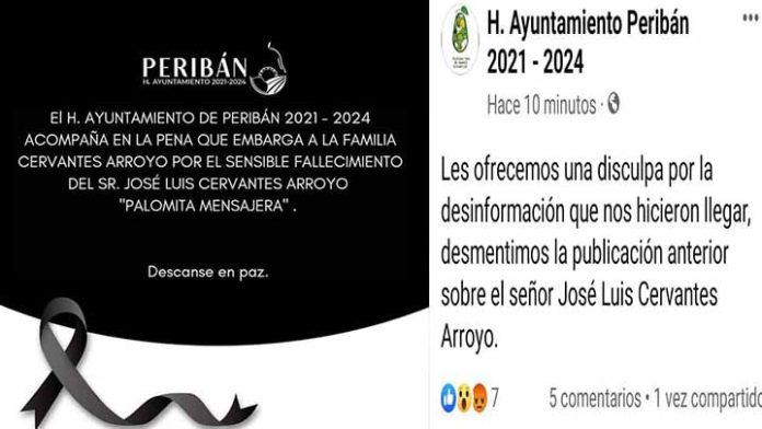 Ayuntamiento de Peribán mata a periodista y luego lo revive