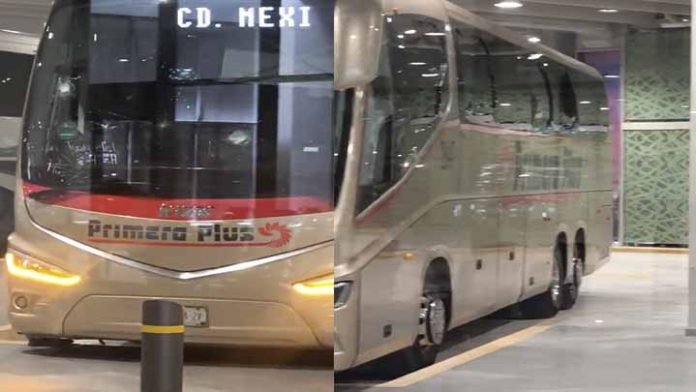 Apedrean autobús de pasajeros que se dirigía al AIFA