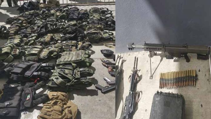 32 detenidos, 43 armas y explosivos decomisados en Nuevo Parangaricutiro