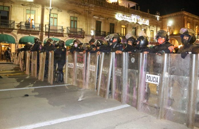 Más de 150 colectivas feministas denunciaron el actuar del Gobierno de Michoacán en el 8M