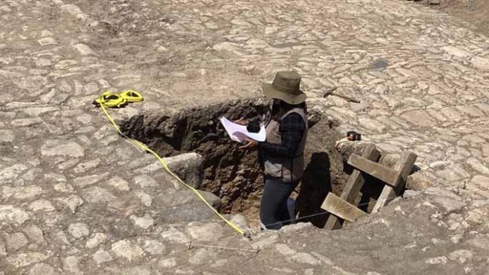 Vestigios hallados en la obra de Salida a Salamanca datan del siglo XVIII