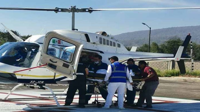 Trasladan a mujer que presenta preeclampsia a hospital en Morelia