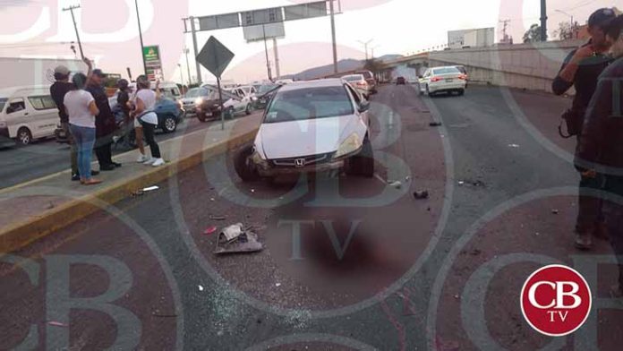 Persona gravemente herida en el libramiento de Morelia, a la altura de Santiaguito