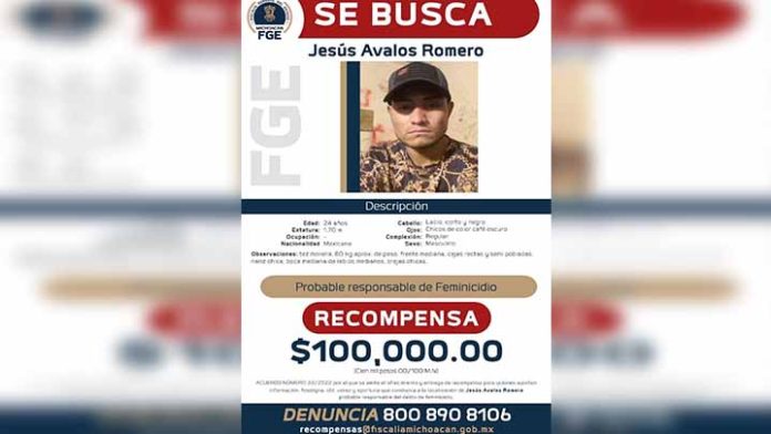 Ofrecen 100 mil pesos por el paradero de feminicida de la niña de 3 años Sayumi
