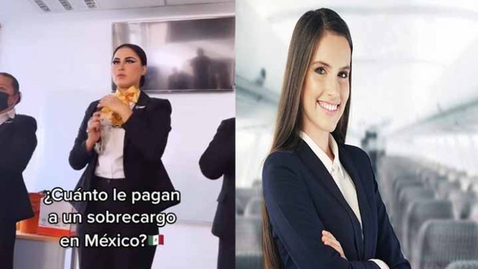 Azafata mexicana revela cuánto gana