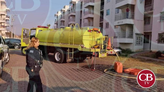 Un incendio dejó daños