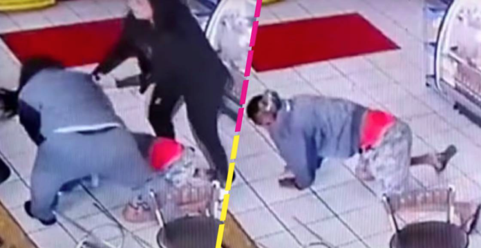 Las cámaras de seguridad captaron el momento exacto