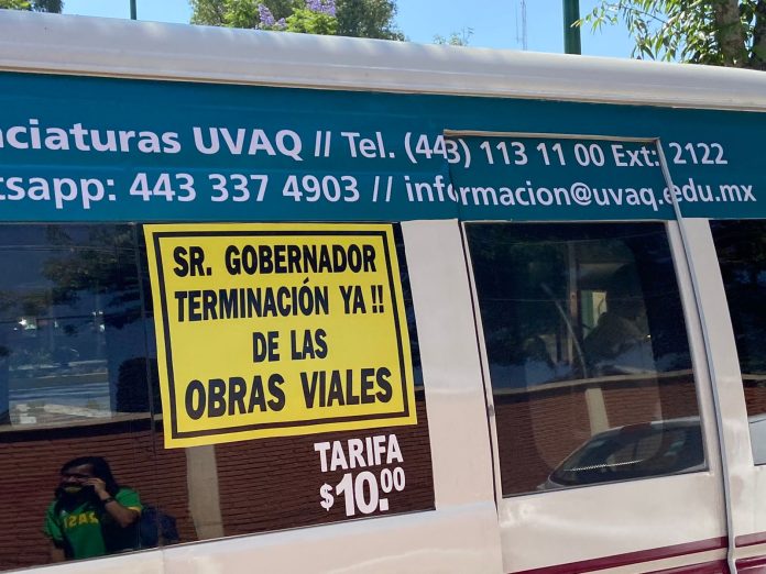 Transporte público denuncia a Gobierno