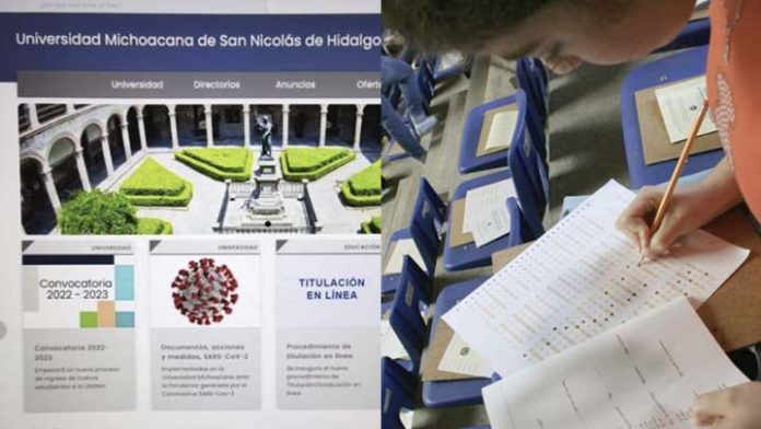 UMSNH CIERRA CONVOCATORIA DE INGRESO VIERNES 27 DE MAYO