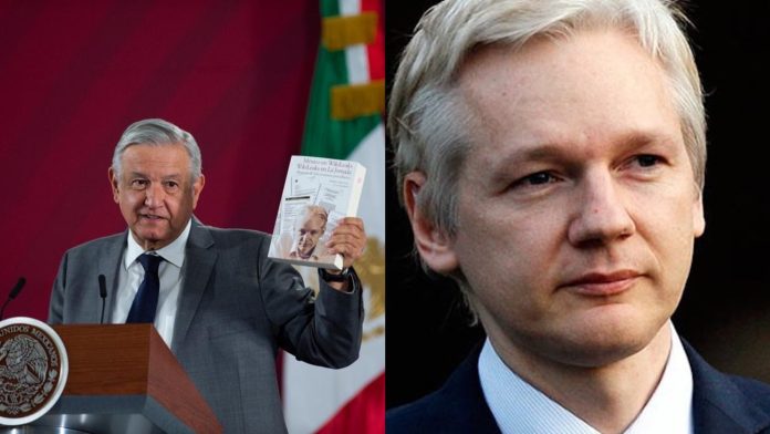 AMLO ofrece asilo político a fundador de Wikileaks