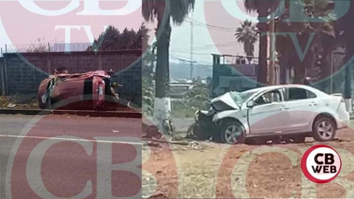 Choque volcadura en Uruapan deja una mujer muerta