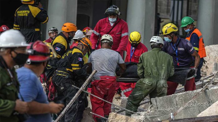 Aumenta a 27 la cifra de muertos por la explosión en el Hotel Saratoga.