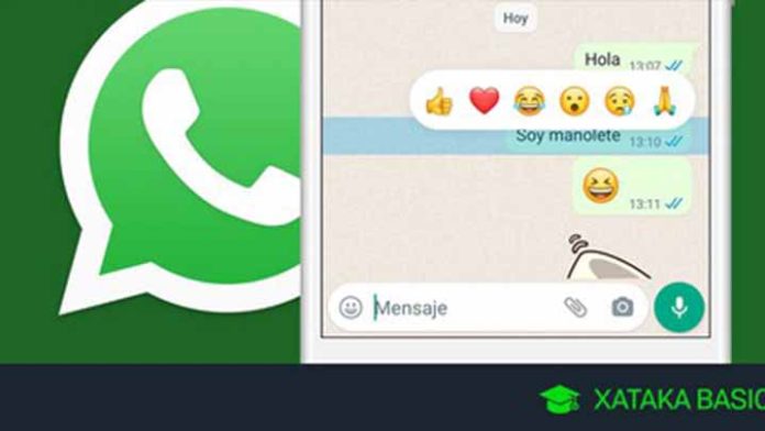 Ahora podrás reaccionar a mensajes de WhatsApp