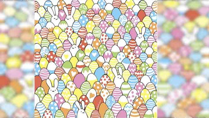 Reto visual: encuentra los tres huevos blancos escondidos